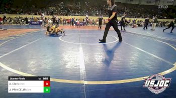 76 lbs Quarterfinal - Alana Clark, Choctaw Ironman Youth Wrestling vs JERRY PRINCE JR, Darko Valley Wolfpak