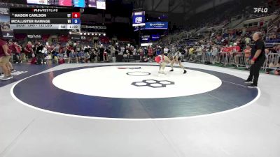 126 lbs Cons. Sub-rd Of 64 - Romeo Chavez, AZ vs Cahota LaFond, VT