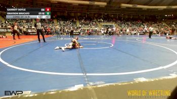 61 lbs Consi Of 16 #1 - Garrett Doyle, Cowboy Wrestling Club vs Grayson Brucato, GPS Wrestling Club