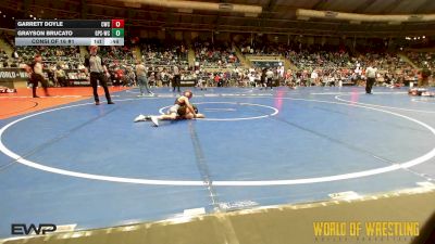 61 lbs Consi Of 16 #1 - Garrett Doyle, Cowboy Wrestling Club vs Grayson Brucato, GPS Wrestling Club