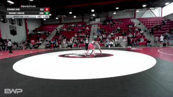 113 lbs Quarterfinal - Sonny Hicks, COWETA vs Cohen Ivie, PONCA CITY