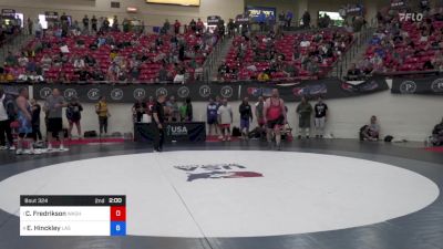 100 kg Semis - Craig Fredrikson, Washington vs Erik Hinckley, Las Vegas Wrestling Club
