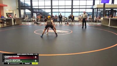 J-12 lbs Cons. Semi - Charlie Foster, Wrath vs Chasyn Newton, Bettendorf Wrestling Club