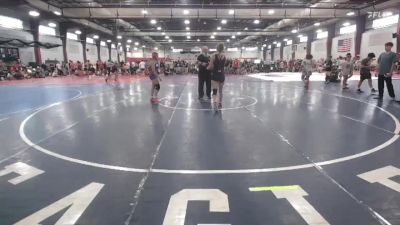 127 lbs Round 1 (6 Team) - Mya Locke, Crown City Queens vs Teegan Shuman, Eagles Nest Wrestling Club