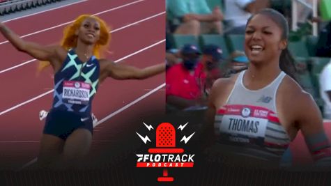 Sha'Carri Richardson Dominates & Pros Stronger Than Collegians In 100m Semis
