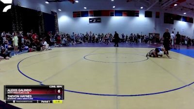 92 lbs Cons. Semi - Alexis Galindo, NOVA Wrestling Club vs Taevon Haynes, Roanoke Area Wrestling