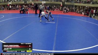 70 lbs Champ. Round 2 - Miles Christensen, Heartland Wrestling Academy vs Jacob Lee, Pinnacle