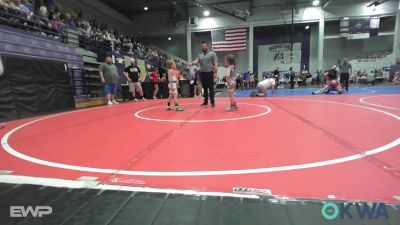 52-55 lbs Consolation - Harper Atkinson, Honey Badgers Wrestling Club vs Bradley Shadwick, Berryhill Wrestling Club