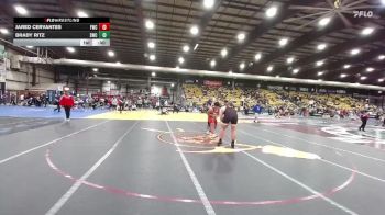 285 lbs Cons. Round 3 - Jared Cervantes, Falcon Wrestling Club vs Brady Ritz, Sheridan Wrestling Club