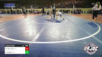 110 lbs Quarterfinal - Maggie Martinez, Davis vs Branson Rigdon, Piedmont
