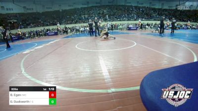 80 lbs Round Of 16 - Bradley Egan, Cowboy Wrestling Club vs Gabriel Duckworth, F-5 Grappling