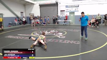 82 lbs Cons. Semi - Xavier Johnson, Chugach Eagles Wrestling Club vs Jax Goodlin, Mid Valley Wrestling Club