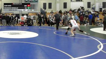113 lbs Semi To 9th - Sam Katz, Sharon vs Brandon Grimaldi, Whitman-Hanson