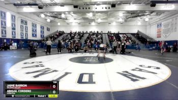 130 lbs Champ. Round 1 - Abigail Cordero, Cerritos vs Jaime Barron, Paloma Valley