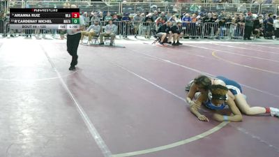 125 lbs Champ. Round 1 - R`Cardenay Michel, Matanzas vs Arianna Ruiz, Mater Lakes Academy