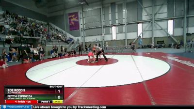 97 lbs Cons. Round 1 - Zoe Roddis, All-Phase WC vs Feyth Espinoza, Ascend Wrestling Academy