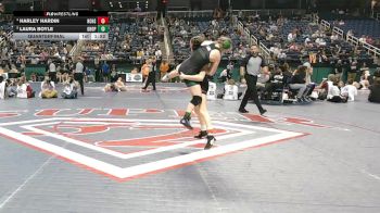 8A - 120 lbs Quarterfinal - Laura Boyle, Green Hope vs Harley Hardin, Hoke County High School