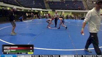 85 lbs Cons. Semi - Joshua Sanders, Red Cobra vs Boston Frost, Team Bosco