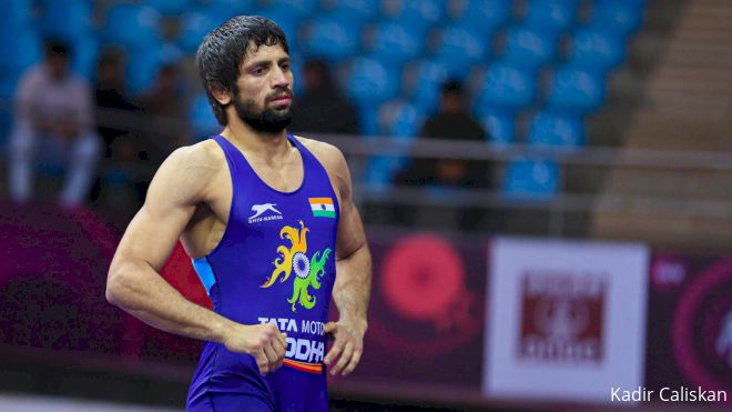 57 kg - Ravi Kumar, (IND) vs Arsen Harutyunyan, (ARM)