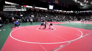 120 lbs Cons. Round 3 - Coalton Maynard, DWA vs Bradley Shaver, CWWA