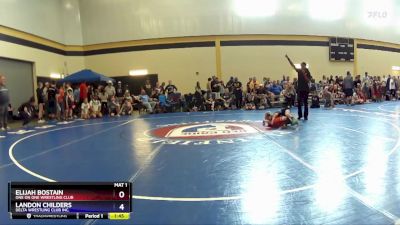 49 lbs Round 2 - Elijah Bostain, One On One Wrestling Club vs Landon Childers, Delta Wrestling Club Inc.