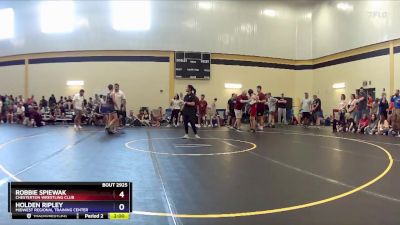 117 lbs Semifinal - Robbie Spiewak, Chesterton Wrestling Club vs Holden Ripley, Midwest Regional Training Center