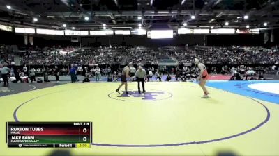 2A 152 lbs Quarterfinal - Jake Fabbi, Clearwater Valley vs Ruxton Tubbs, Malad