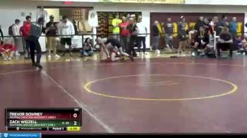 141 lbs Cons. Round 2 - Trevor Downey, Arizona Christian University (Ariz.) vs Zach Wigzell, Southern Oregon University (Ore.)