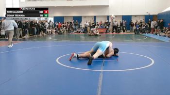 215 lbs Champ. Round 1 - Devan Telwala, The Hill School vs Seth Allaben, Northfield Mt Hermon