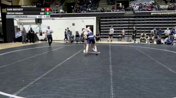 165 lbs 5th Place - Sam Beckett, Penn State vs Micah Hanau, Army