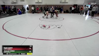 126 lbs Cons. Round 1 - Tilio Conti, Maria Carrillo vs Makaio Shigu, Palo Alto Hs