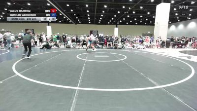 285 lbs Cons. Semis - JACOB RAMIREZ, Crutchmer Wrestling vs Gunnar Wenneker, Thunder Wrestling Club