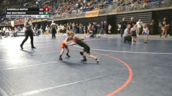45 lbs Round Of 16 - Gabriella Motko, Southern Columbia vs Mia Braybrook, Methacton