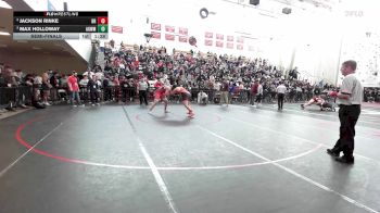 215 lbs Semifinal - Jackson Rinke, Bridgewater-Raynham vs Max Holloway, Agawam