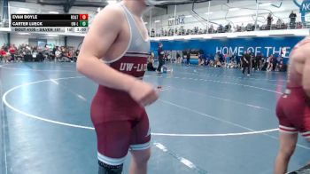 Silver 197 lbs Champ. Round 2 - Carter Lueck, Wisconsin-La Crosse vs Evan Doyle, Rochester Community & Tech. College
