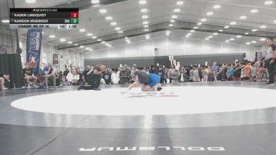 126 lbs Champ. Rd Of 16 - Kaden Lindquist vs Karson Wuebker, Sebolt Wrestling Academy