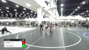 3rd Place - Jayce Powers, Mantanona TC vs Leonardo Hernandez, Little Warriors WC