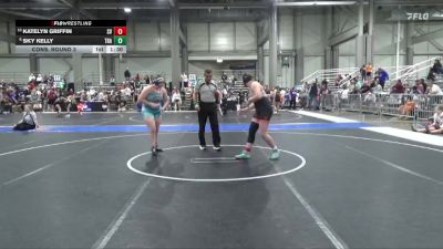 190 lbs Cons. Round 3 - Katelyn Griffin, Smoky Valley vs Sky Kelly, Trailhands