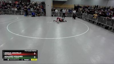 106 lbs 7th Place Match - Mohamed Mohamed, MWC Wrestling Academy vs Joshua Jaramillo, New Mexico