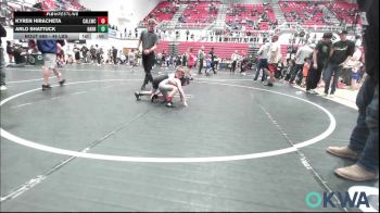 46 lbs Consi Of 8 #2 - Kyren Hiracheta, Carl Albert vs Arlo Shattuck, Harrah Little League Wrestling
