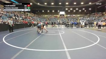 190 lbs Champ. Round 1 - Clair Harder, Newton Hs vs NaCola Williams, Leavenworth HS