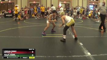 92 lbs Round 4 (6 Team) - Jordan Perez, Ohio Gold vs Malec Ksebe, Armory Athletics Red