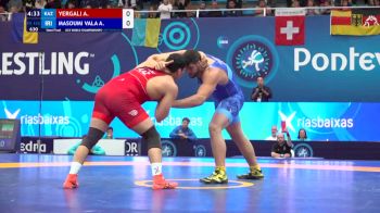 125 kg 1/2 Final - Alisher Yergali, Kazakhstan vs Amirreza Fardin Masoumi Valadi, Iran