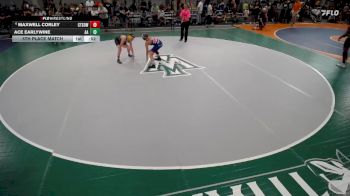110-121 lbs 5th Place Match - Maxwell Corley, Collum Trained School Of Wrest vs Ace Earlywine, Alber Athletics