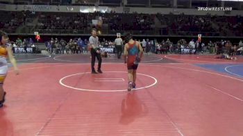 89 lbs Quarterfinal - Azeah Ayala, New Mexico Wolfpack vs Curtis Valdez, Capital City Jr Wrestling