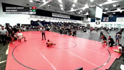 74 lbs Cons. Round 2 - David Julian Aguilar, Threshold Wrestling Club vs Noah Roman, LAWC