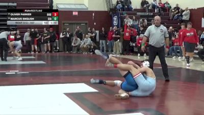 157 lbs Round 3 - Oliver Parker, Dubuque Senior vs Marcus English, Clear Creek-Amana