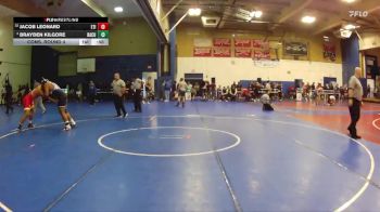 285 lbs Cons. Round 4 - Brayden Kilgore, Rancho Cucamonga vs Jacob Leonard, Etiwanda