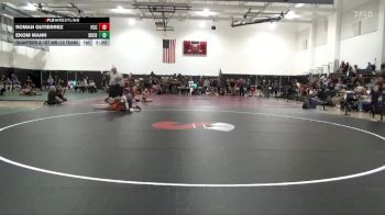 157 lbs Quarters & 1st Wb (16 Team) - Roman Gutierrez, Fresno City College vs Ekom Mann, Skyline College