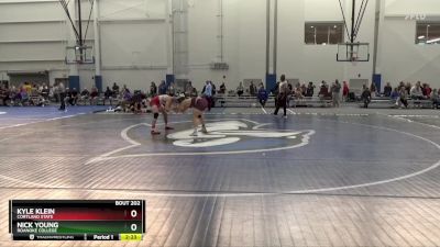 157 lbs Cons. Round 4 - Nick Young, Roanoke College vs Kyle Klein, Cortland State